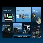 Oraimo Watch 6 Pro Smart Watch (OSW-807s) - Image 4